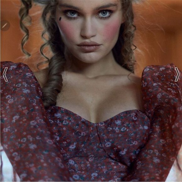 NWT Selkie The Crimson Princess Mini Dress - Picture 7 of 17